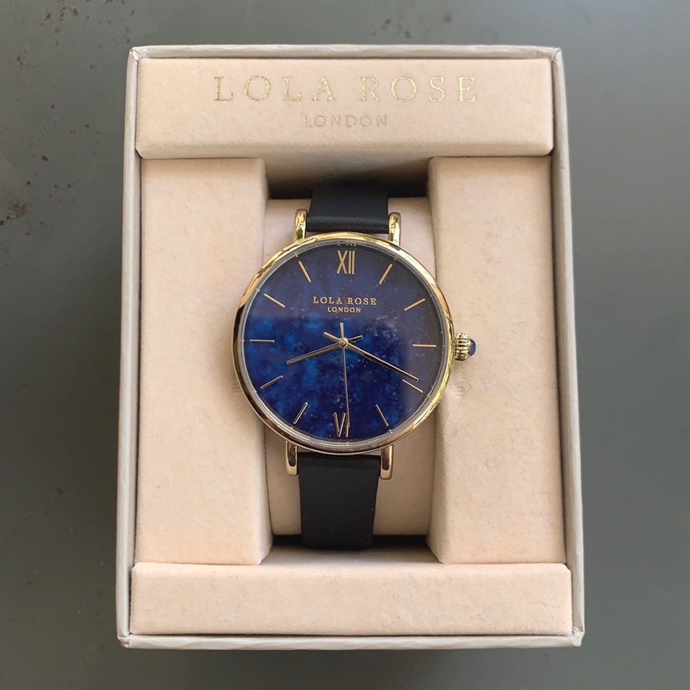 Lola Rose Blue Galaxy Watch